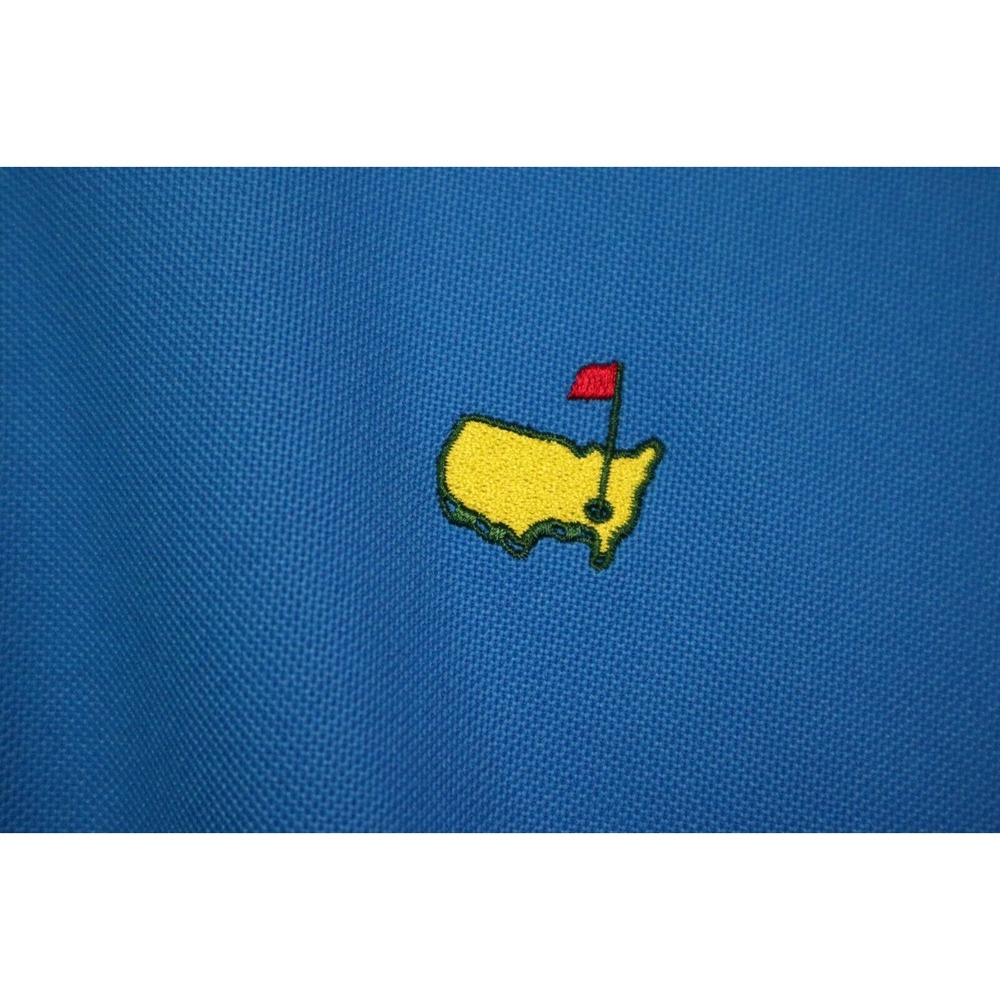 Masters Tech Adult Large Blue Polo Golf Performance Outdoor Active Casual Mens - Picture 3 of 10